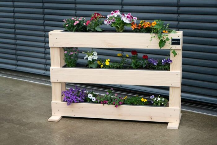 Pflanzenwand Style aus Paletten