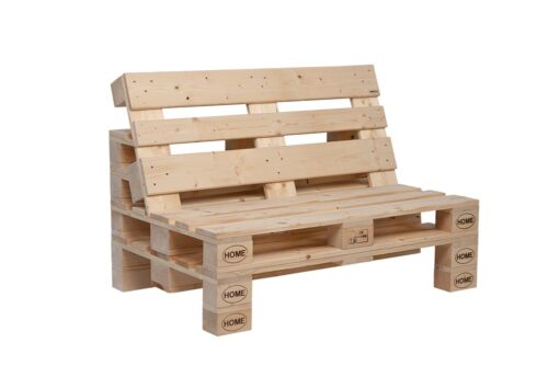 Lounge 2er-Sofa PALma aus neuen Paletten