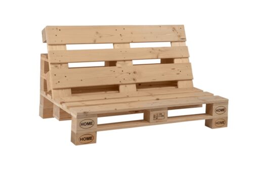 Palettenlounge 2er-Sofa aus neuen Paletten