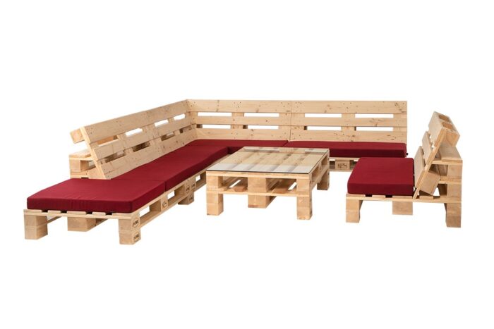 Palettenlounge PALazzo aus neuen Paletten