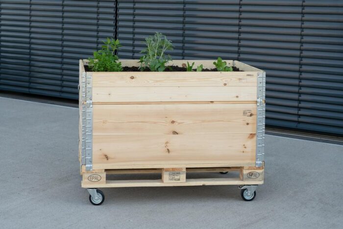 Hochbeet Set Mobil für Terrasse und Garten