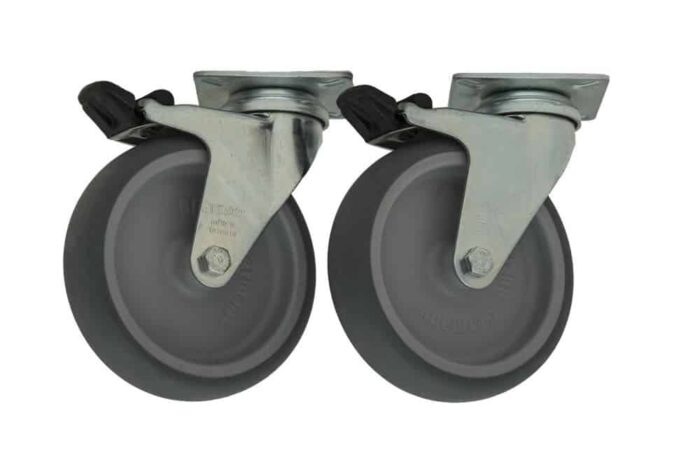 Lenkrolle mit Stopper - 2er Set