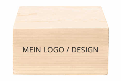 Palettenklotz mit eigenem Logo