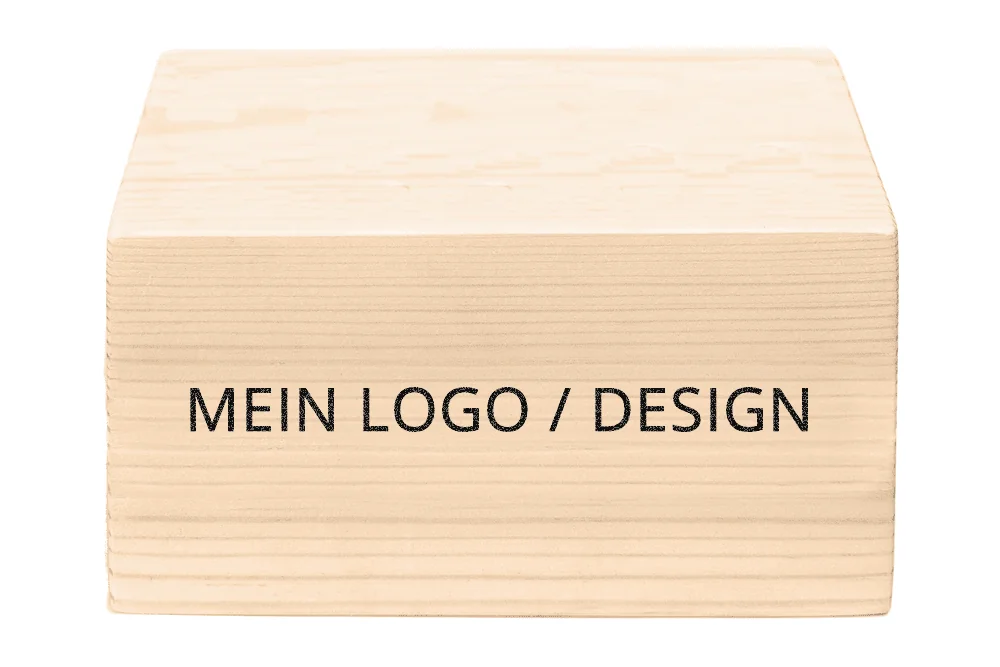 Palettenklotz mit eigenem Logo