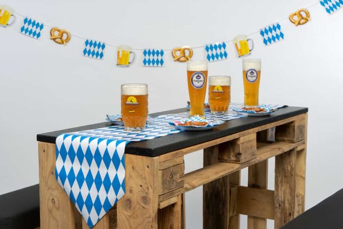 PALI Bierzelt Garnitur - Palettenmöbel im Vintage Look