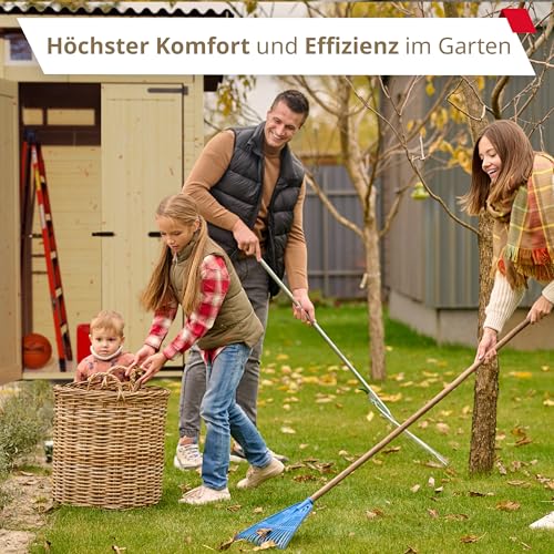 Schroth Home PALgarden Gerätehaus – geräumiger Geräteschuppen – Werkzeugschuppen aus Holz – 126 x 87 x 220 cm
