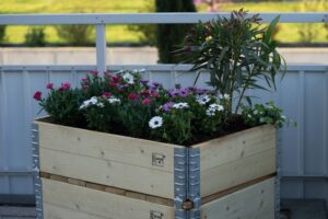 Schroth Home Hochbeet Gartenbeet Aufsatzrahmen 80 x 60 cm