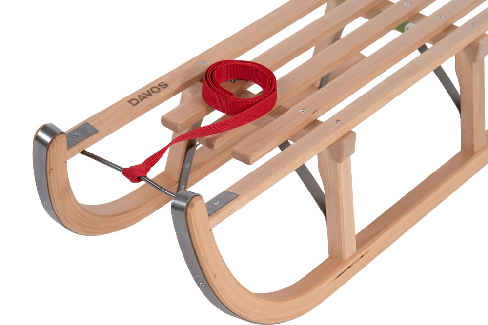 Davoser Schlitten - Buche 80cm – Bild 3