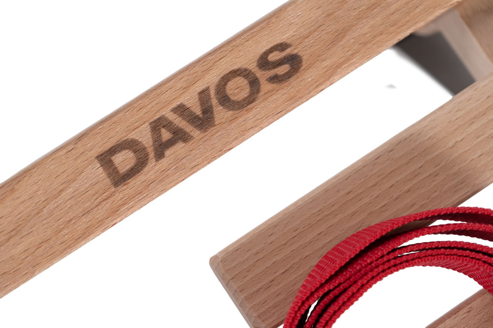 Davoser Schlitten - Buche 80cm – Bild 5